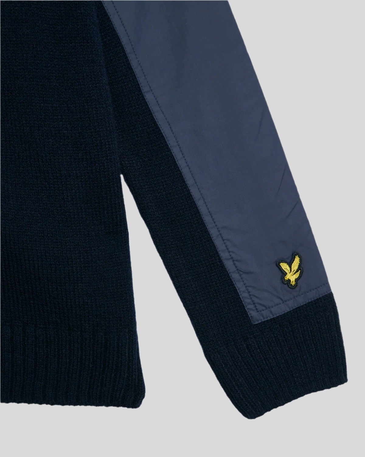 Kids Tonal Nylon Trim Cardigan