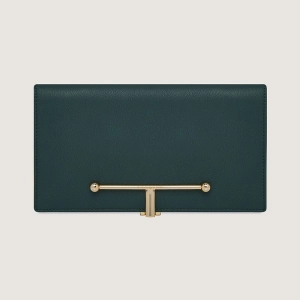Large Melville Street Wallet - Bottle Green