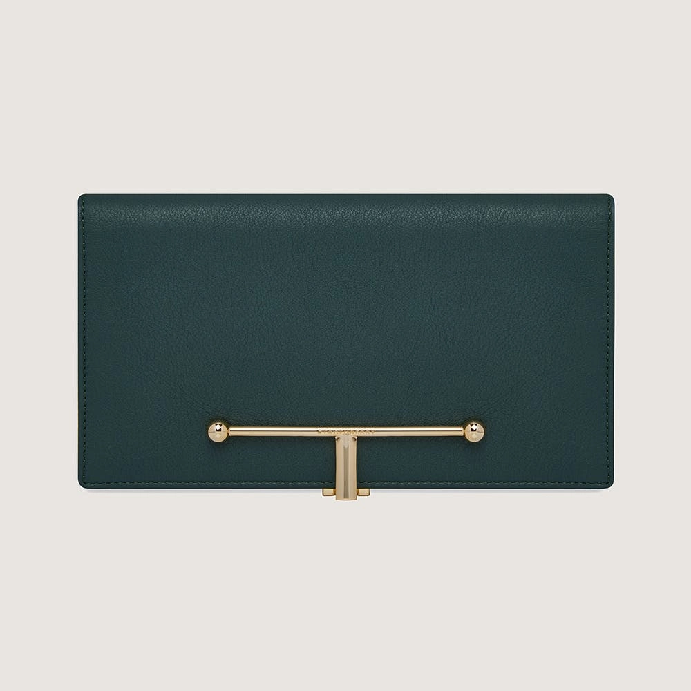 Large Melville Street Wallet - Bottle Green