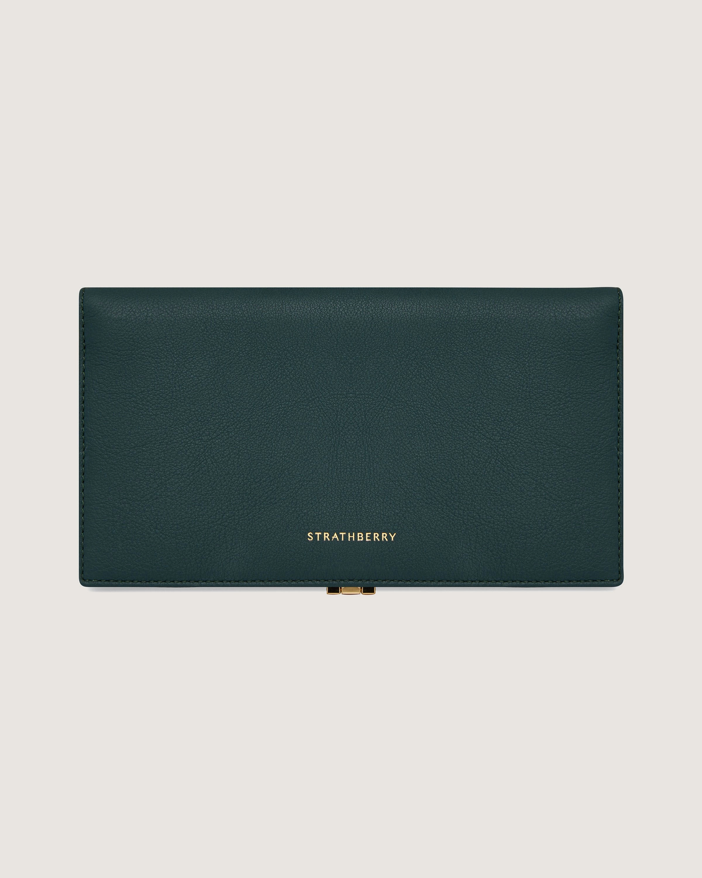 Large Melville Street Wallet - Bottle Green