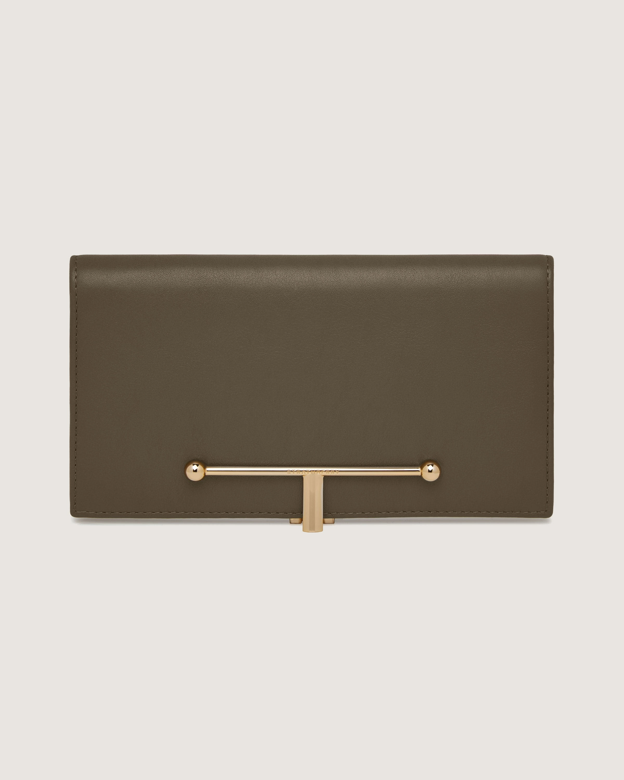 Large Melville Street Wallet - Khaki/Caramel/Diamond