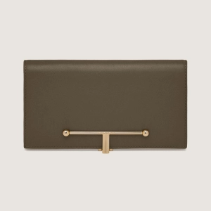 Large Melville Street Wallet - Khaki/Caramel/Diamond