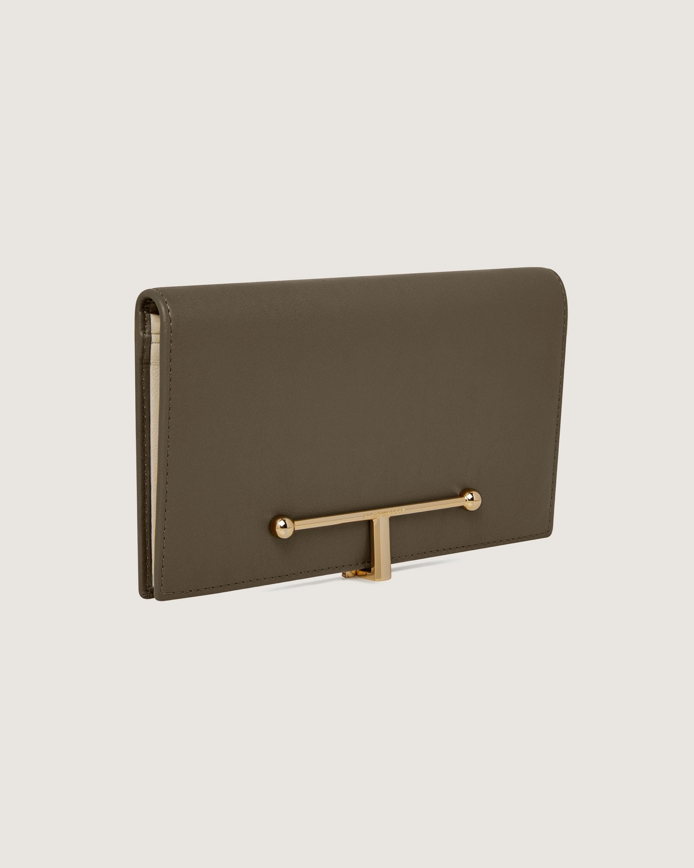Large Melville Street Wallet - Khaki/Caramel/Diamond