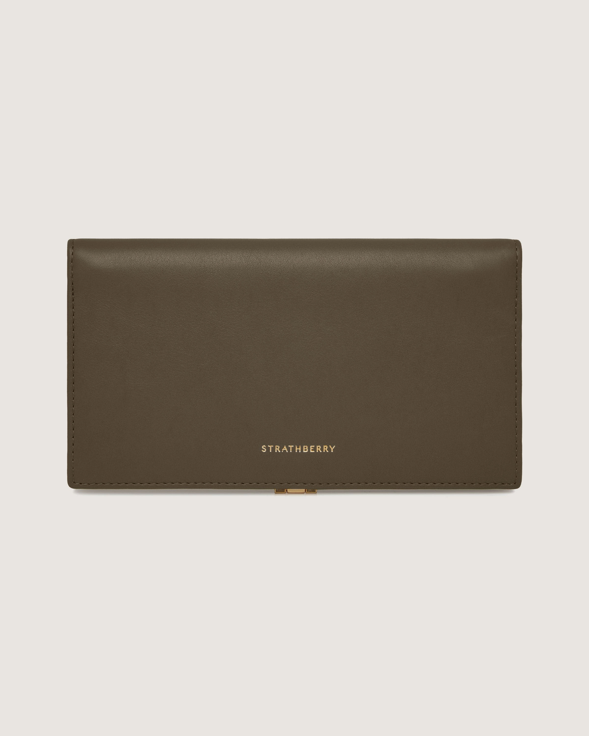 Large Melville Street Wallet - Khaki/Caramel/Diamond