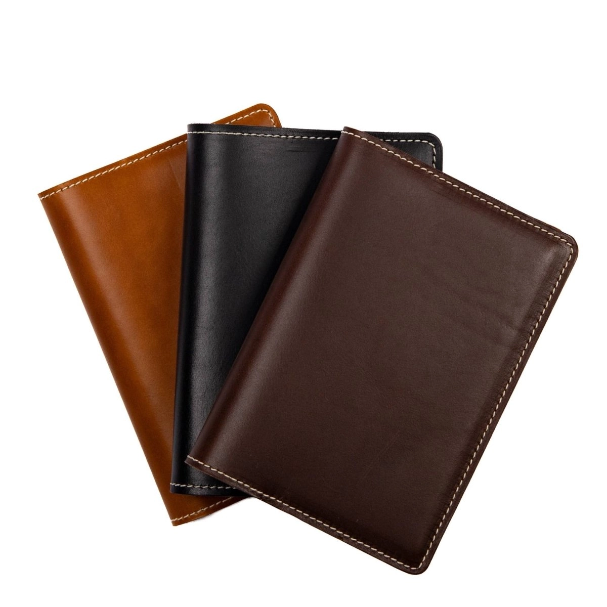 Leather Refillable Journal Notebook, Vintner, Cyclone