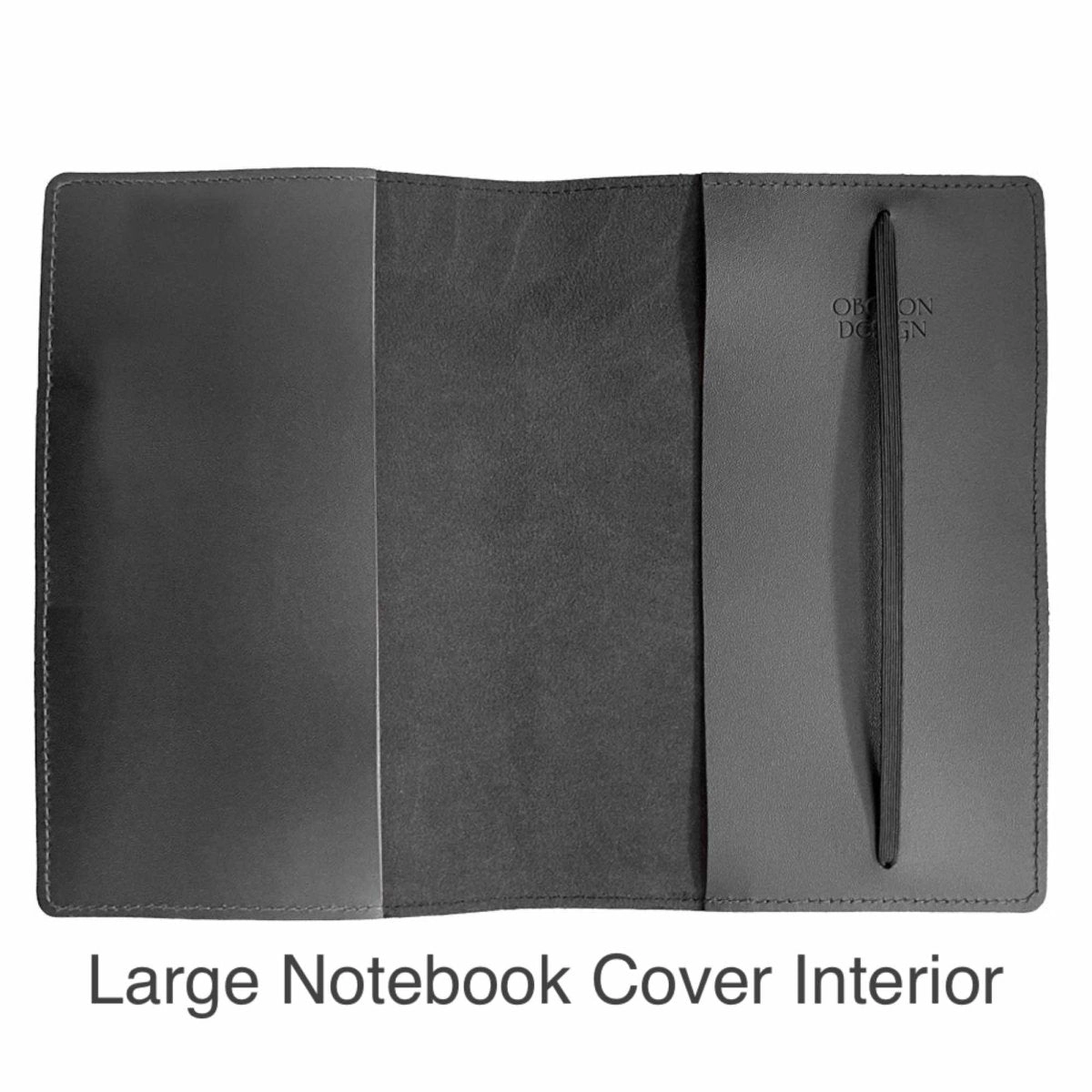 Leather Refillable Journal Notebook, Vintner, Cyclone
