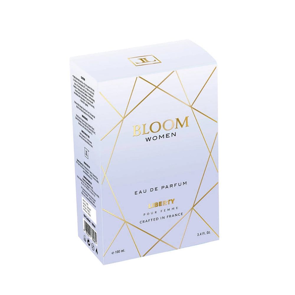 Liberty Luxury Bloom Perfume for Women (100ml/3.4Oz), Eau De Parfum (EDP), Crafted in France, Long Lasting Smell, Soft Oriental notes.
