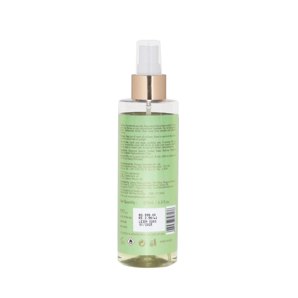 Liberty Luxury Eden Body Mist for Men & Women Long Lasting Aquatic Fragrance Travel Friendly Perfume Body Spray Crafted in France 200ml