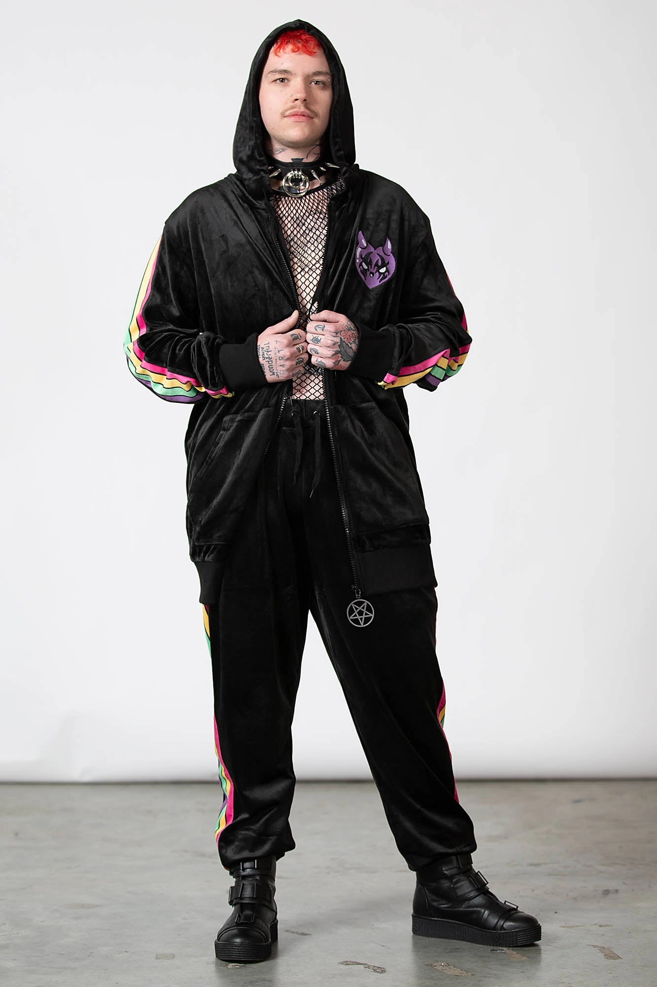 Lounge Wizard Velour Hoodie