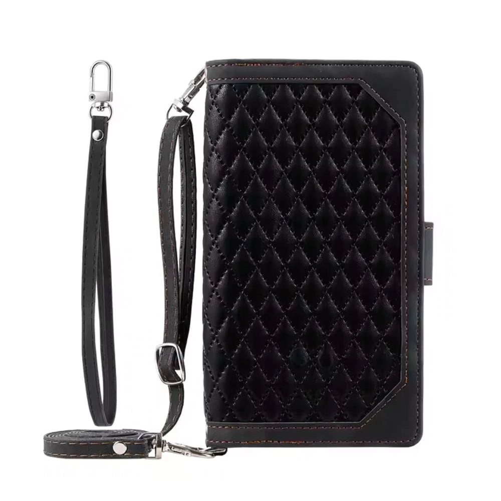 Luxury Zipper Leather Cover for Samsung Galaxy