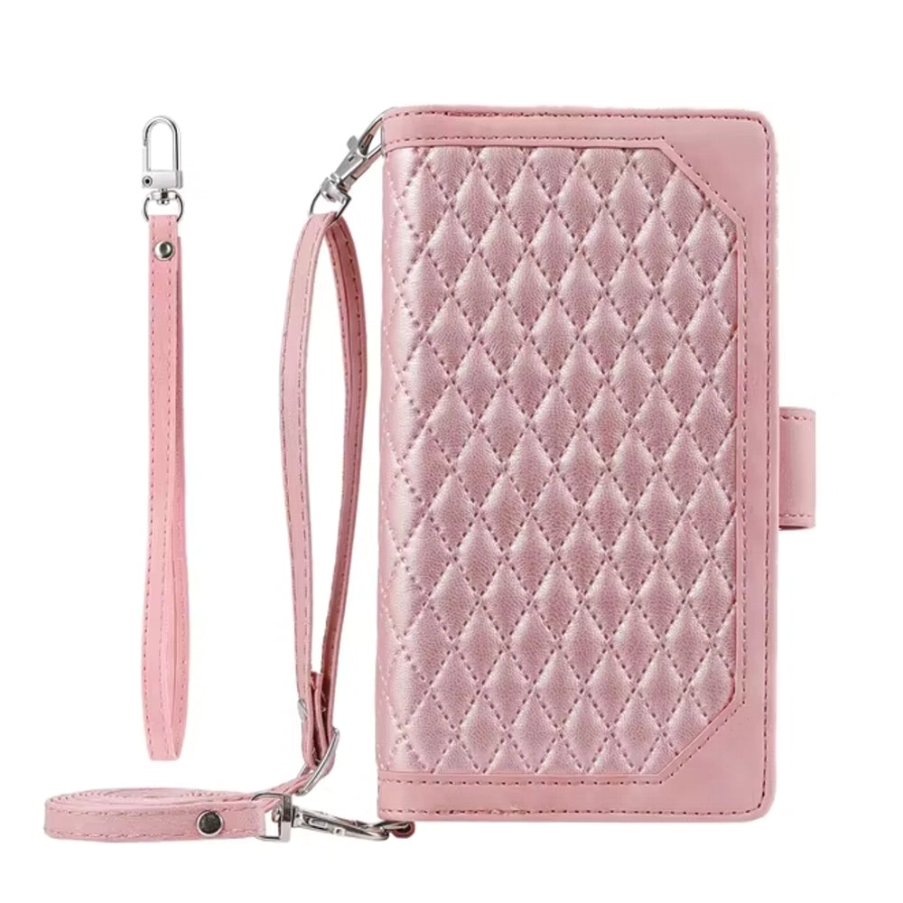 Luxury Zipper Leather Cover for Samsung Galaxy