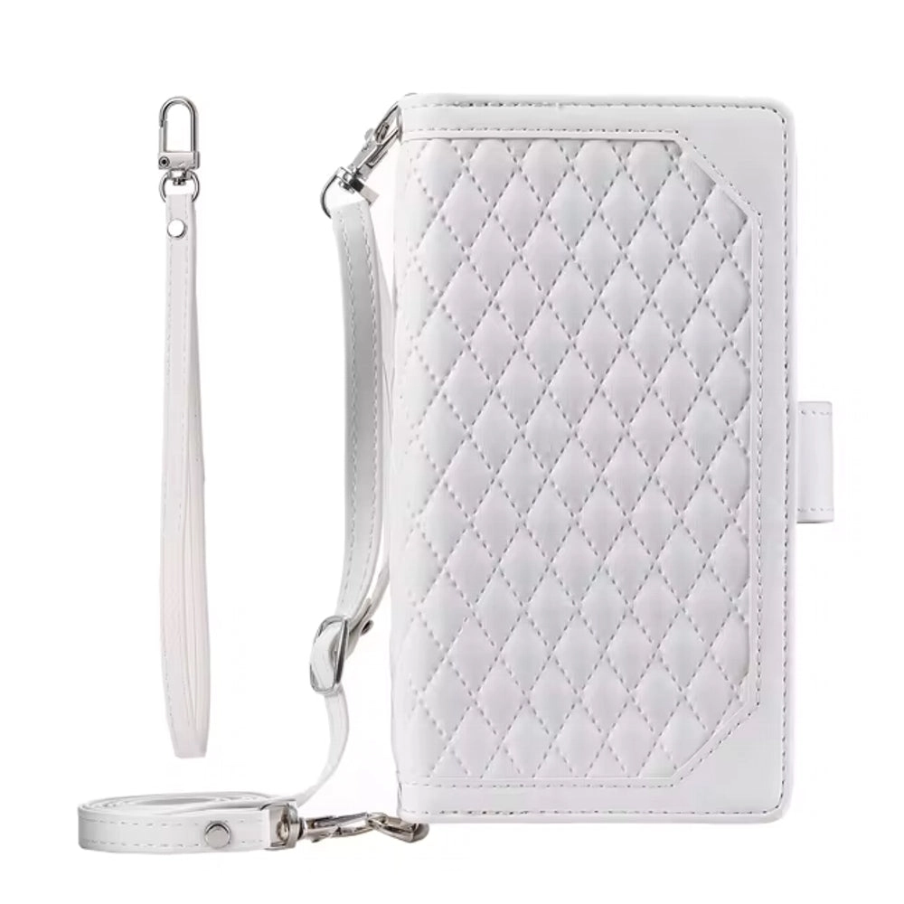 Luxury Zipper Leather Cover for Samsung Galaxy