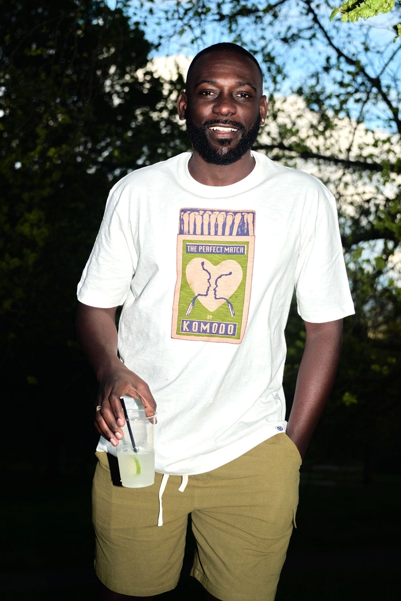 Matchmaking Men's Organic Cotton T-Shirt | Off White