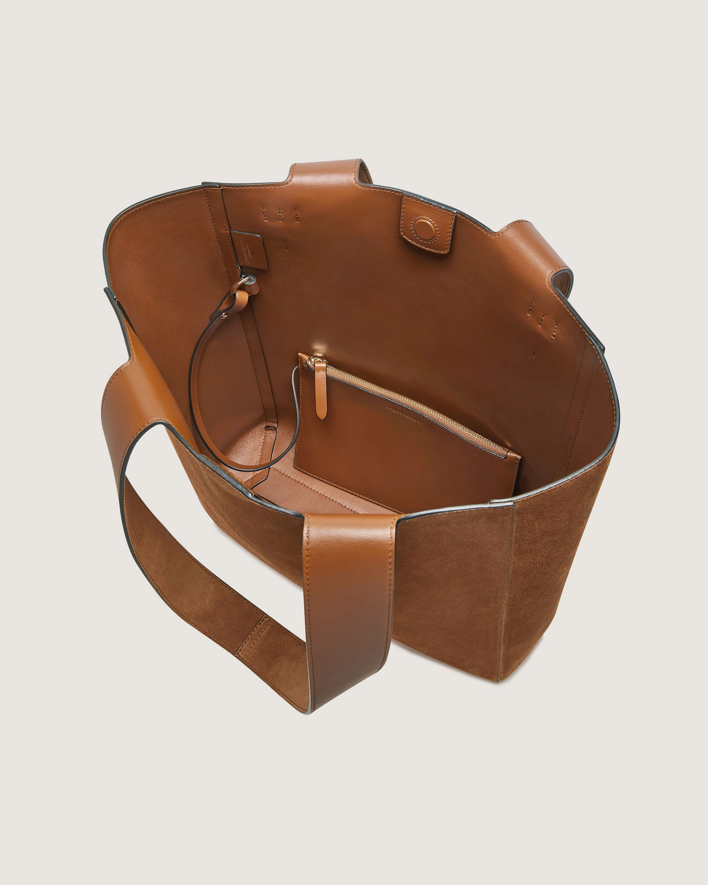 Melody Tote - Tan Suede