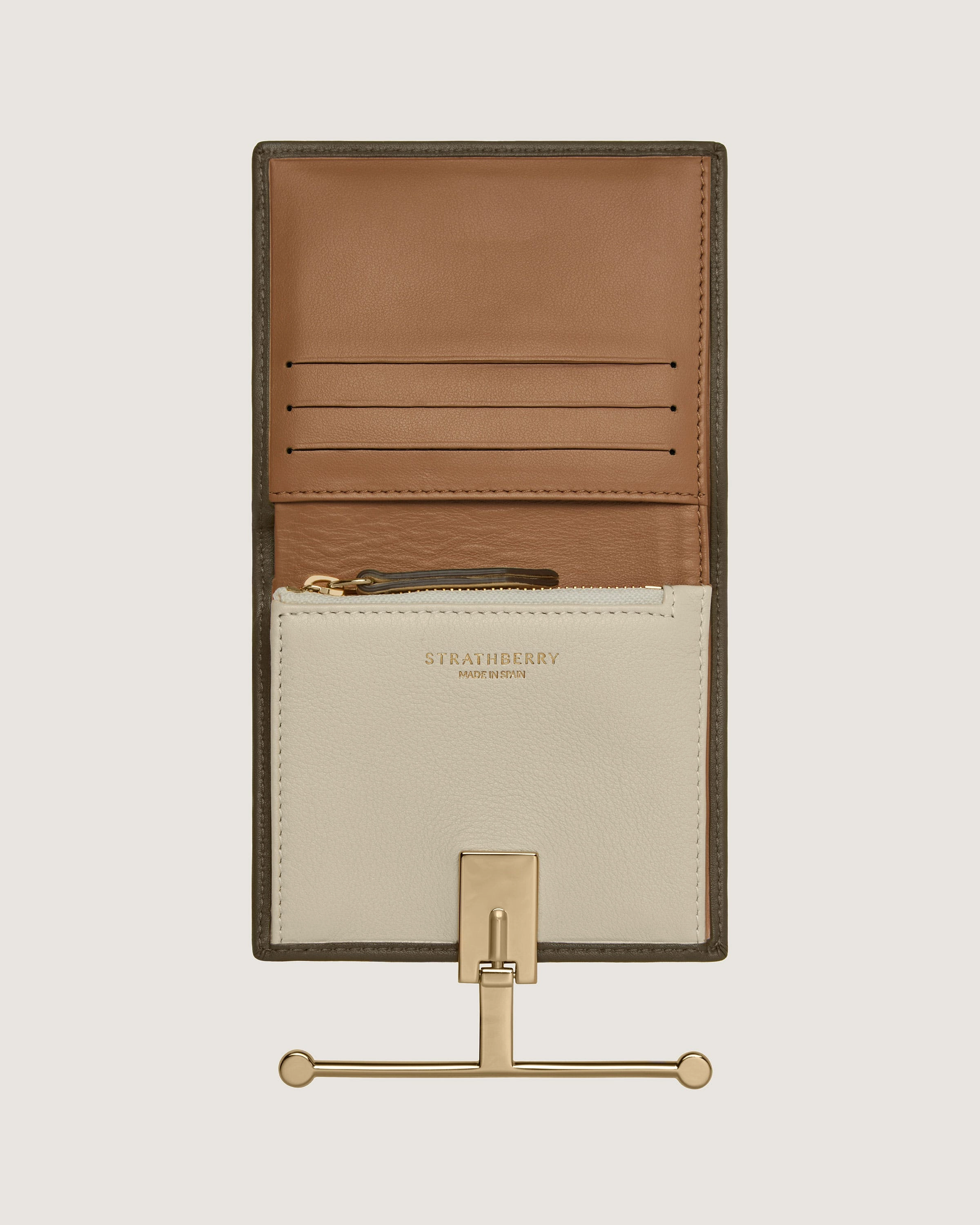 Melville Street Wallet - Khaki/Caramel/Diamond