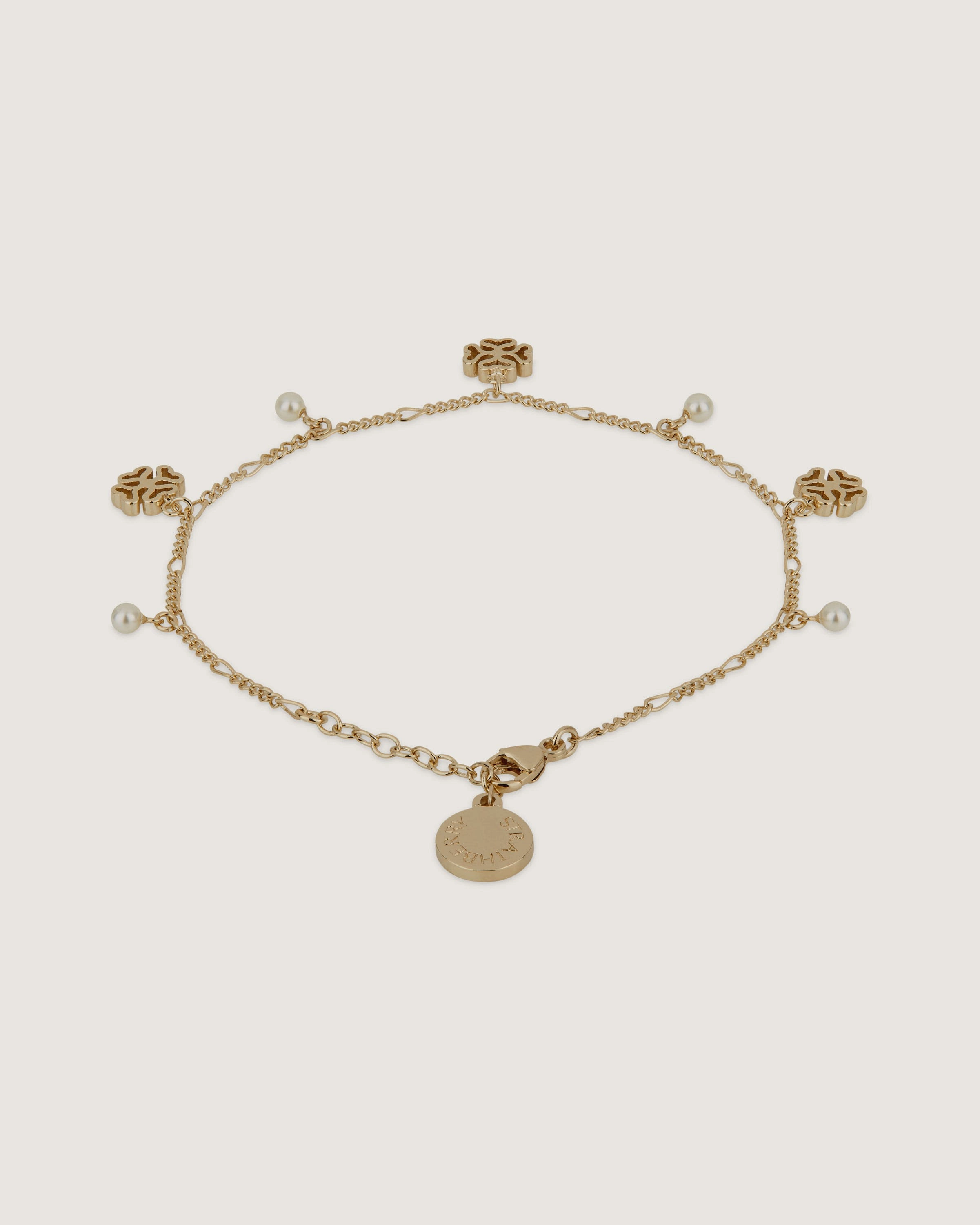 Monogram Bracelet - 22 Carat Gold Gilded