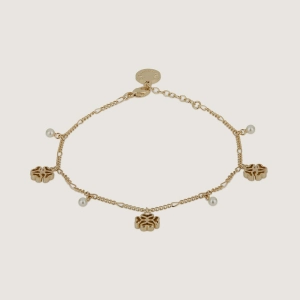 Monogram Bracelet - 22 Carat Gold Gilded