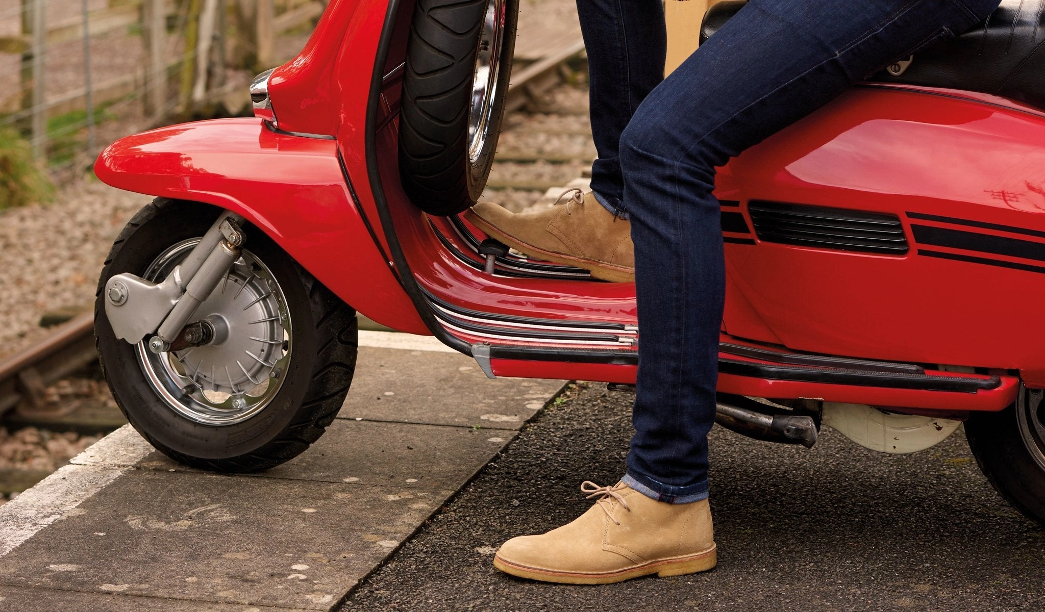 Monty - Navy Suede