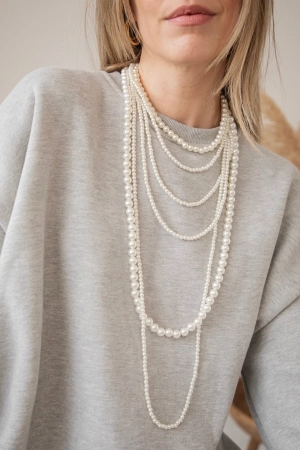 Pearl Parade White - Ketting