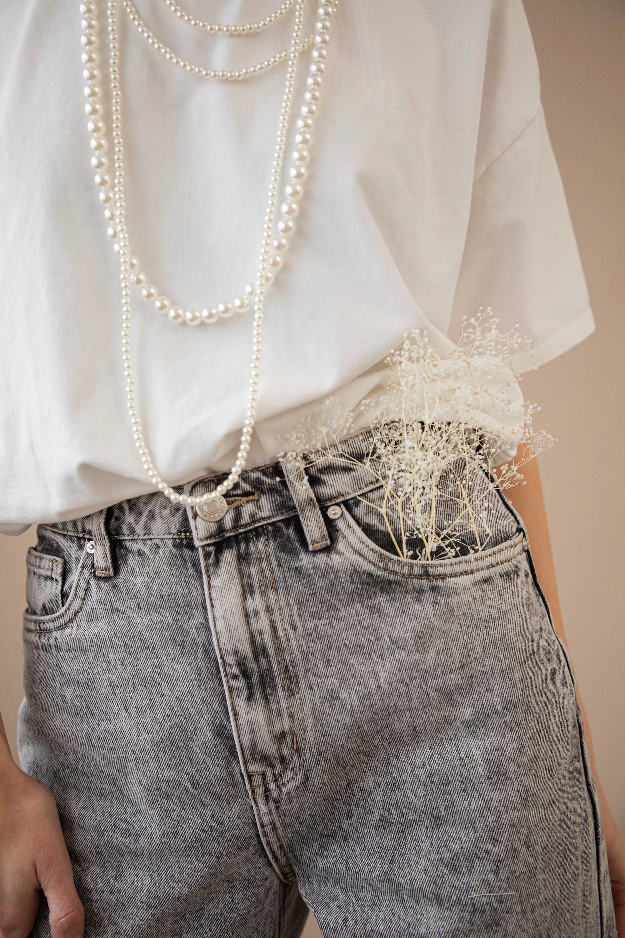 Pearl Parade White - Ketting