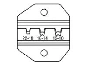 Platinum Tools - Crimping die - no handle 17058C