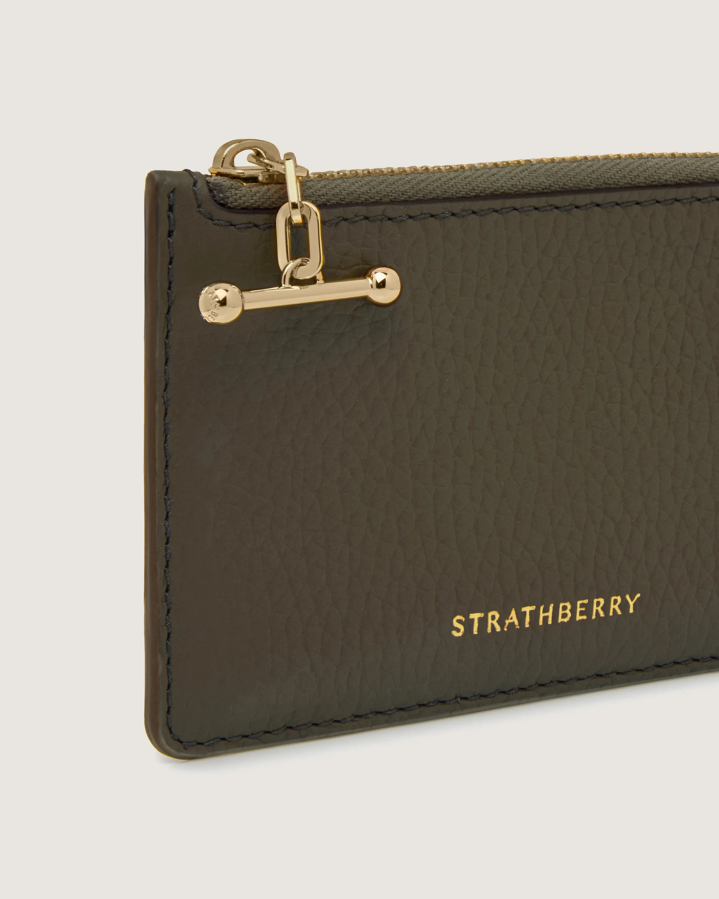 Princes Street Zip Purse - Khaki/Caramel/Diamond