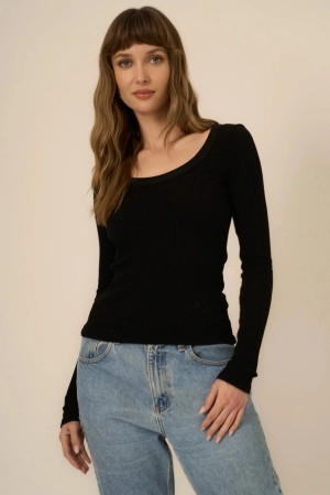 Project Social T - Black What's The Scoop Long Sleeve