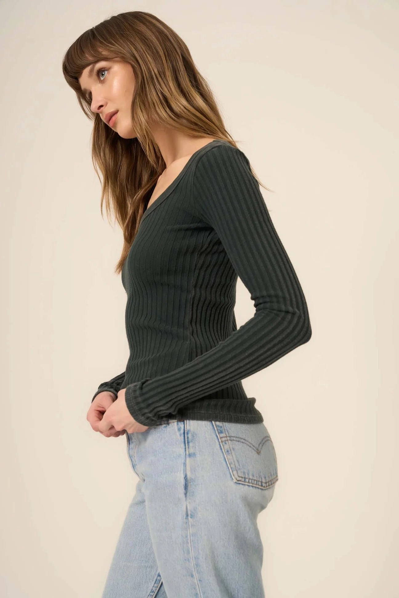 Project Social T - MW Pine What's The Scoop Long Sleeve