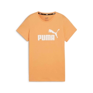 PUMA WOMEN'S ESSENTIALS LOGO MELON TEE
