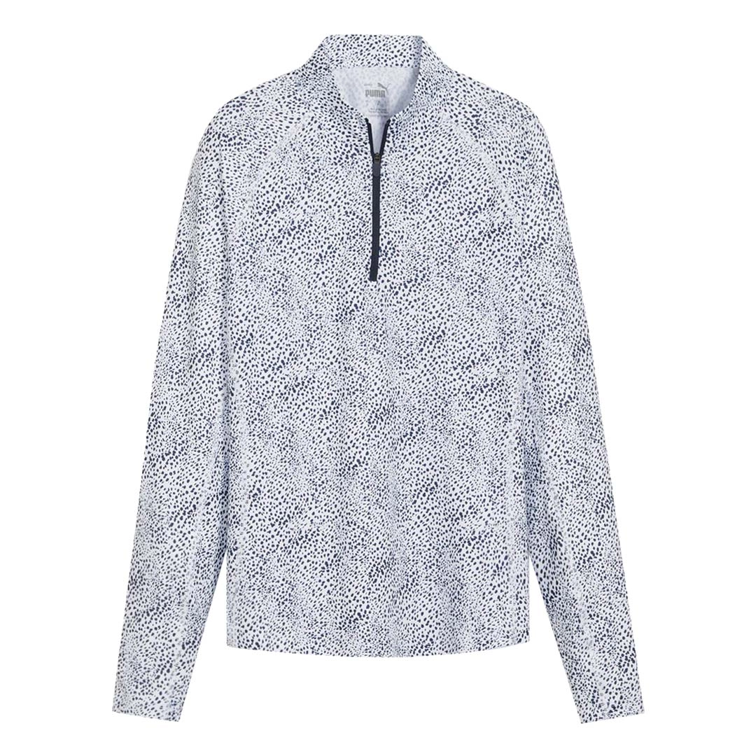 Puma - Women's You-V Microdot 1/4 Zip Sweater (623934 02)