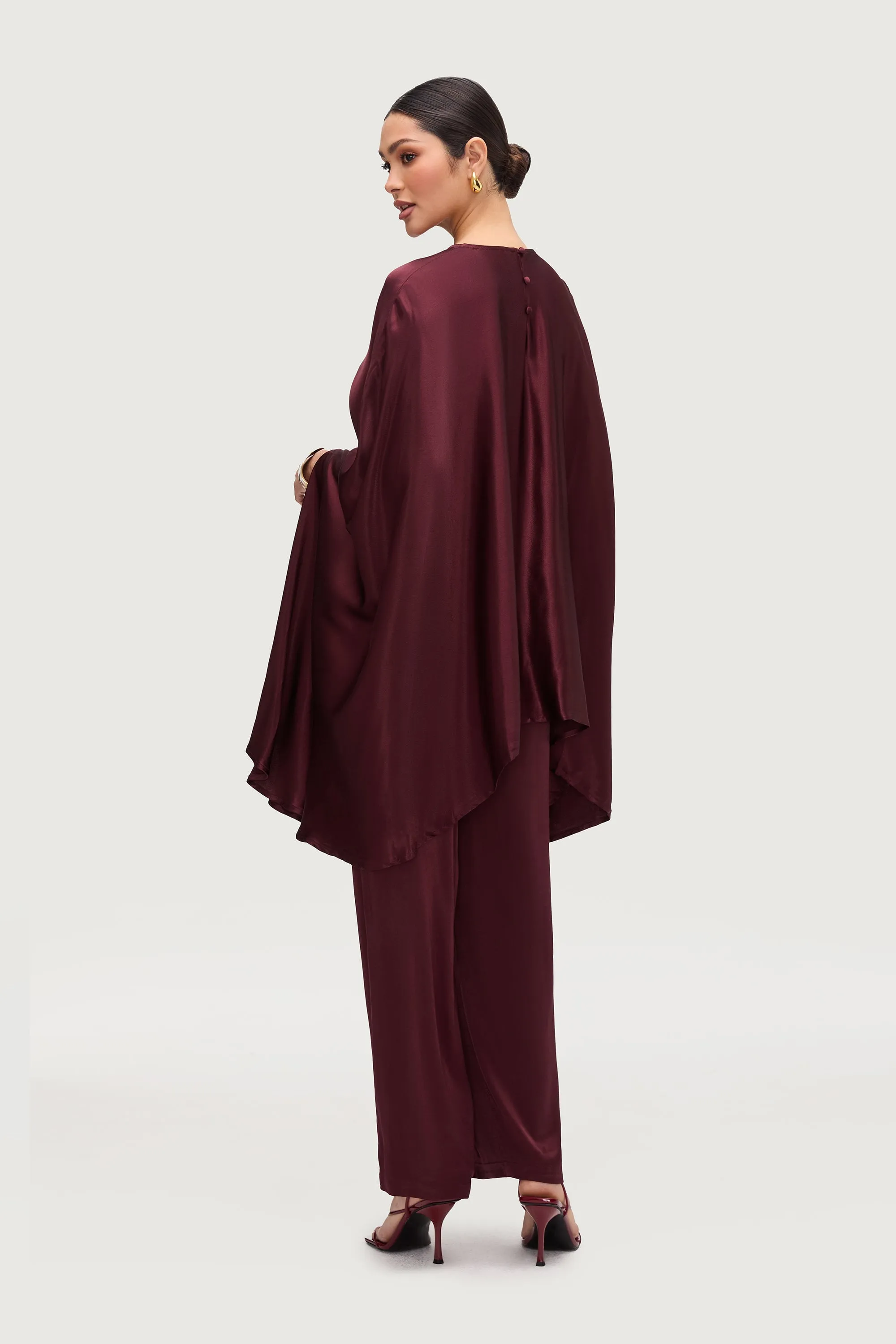 Razan Silk Wide Leg Pants - Karaz