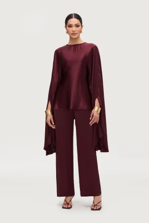 Razan Silk Wide Leg Pants - Karaz