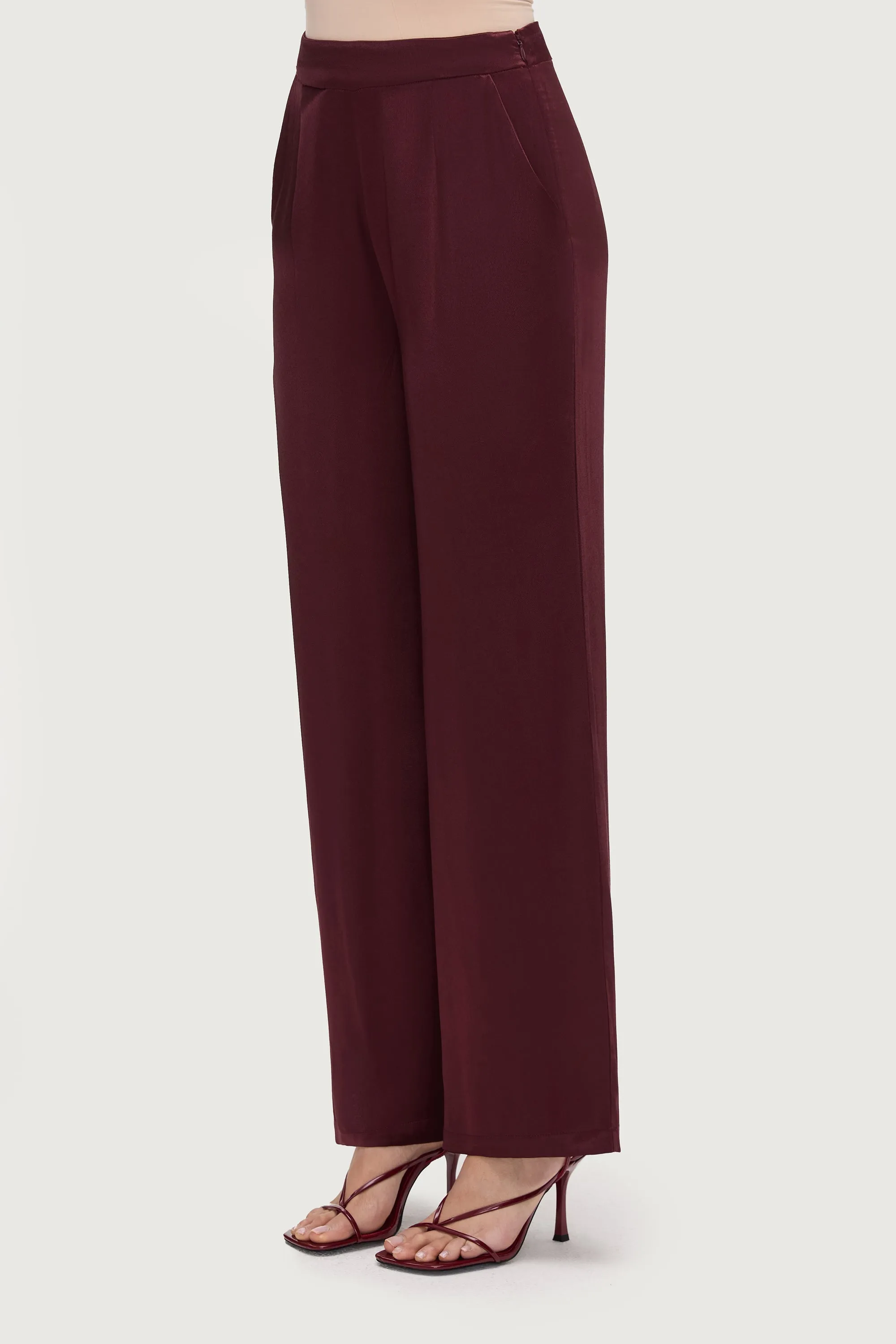 Razan Silk Wide Leg Pants - Karaz