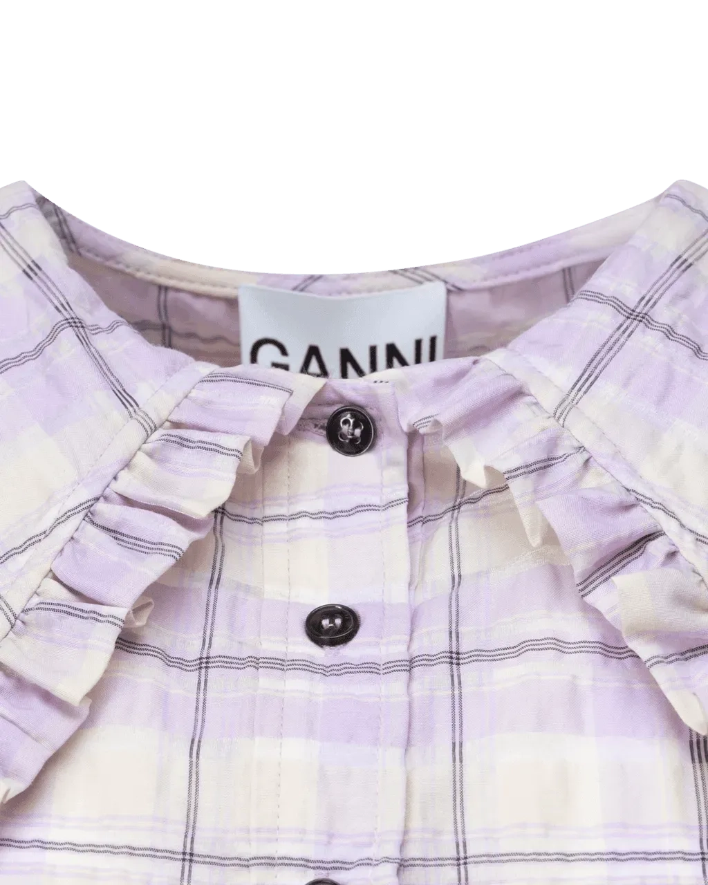 Seersucker Check Sleeveless Shirt