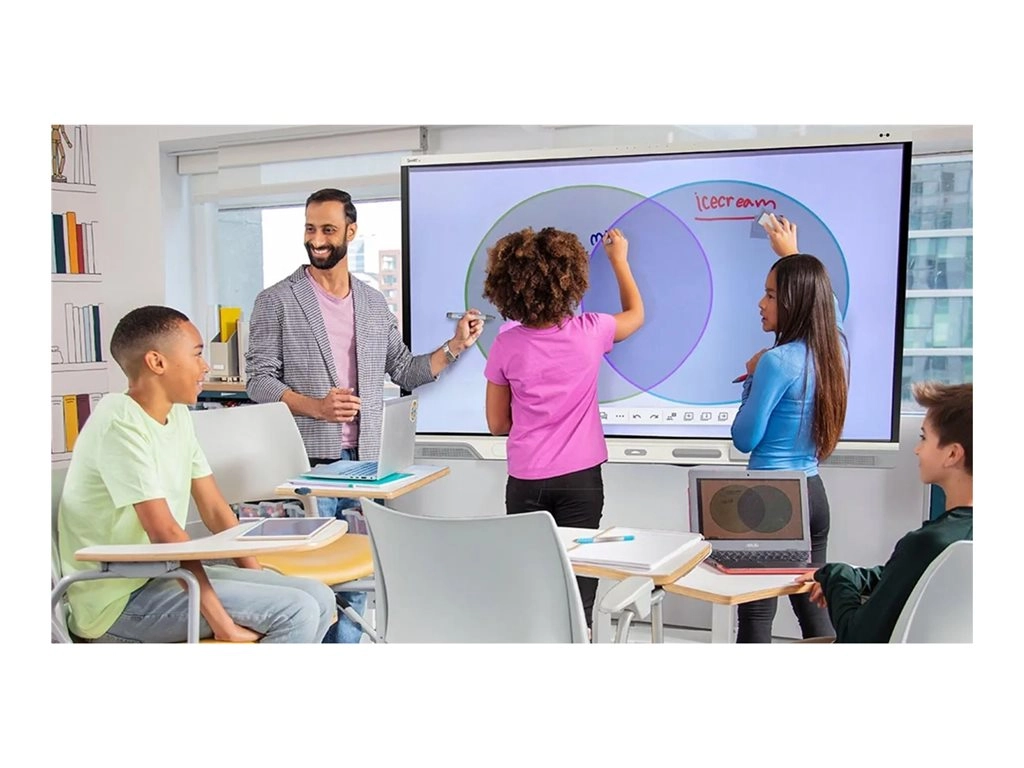 SMART Board RX275 - 75 Diagonal Class RX Series with iQ LED-backlit LCD display - interactive - with built-in interactive whiteboard RX275-7L
