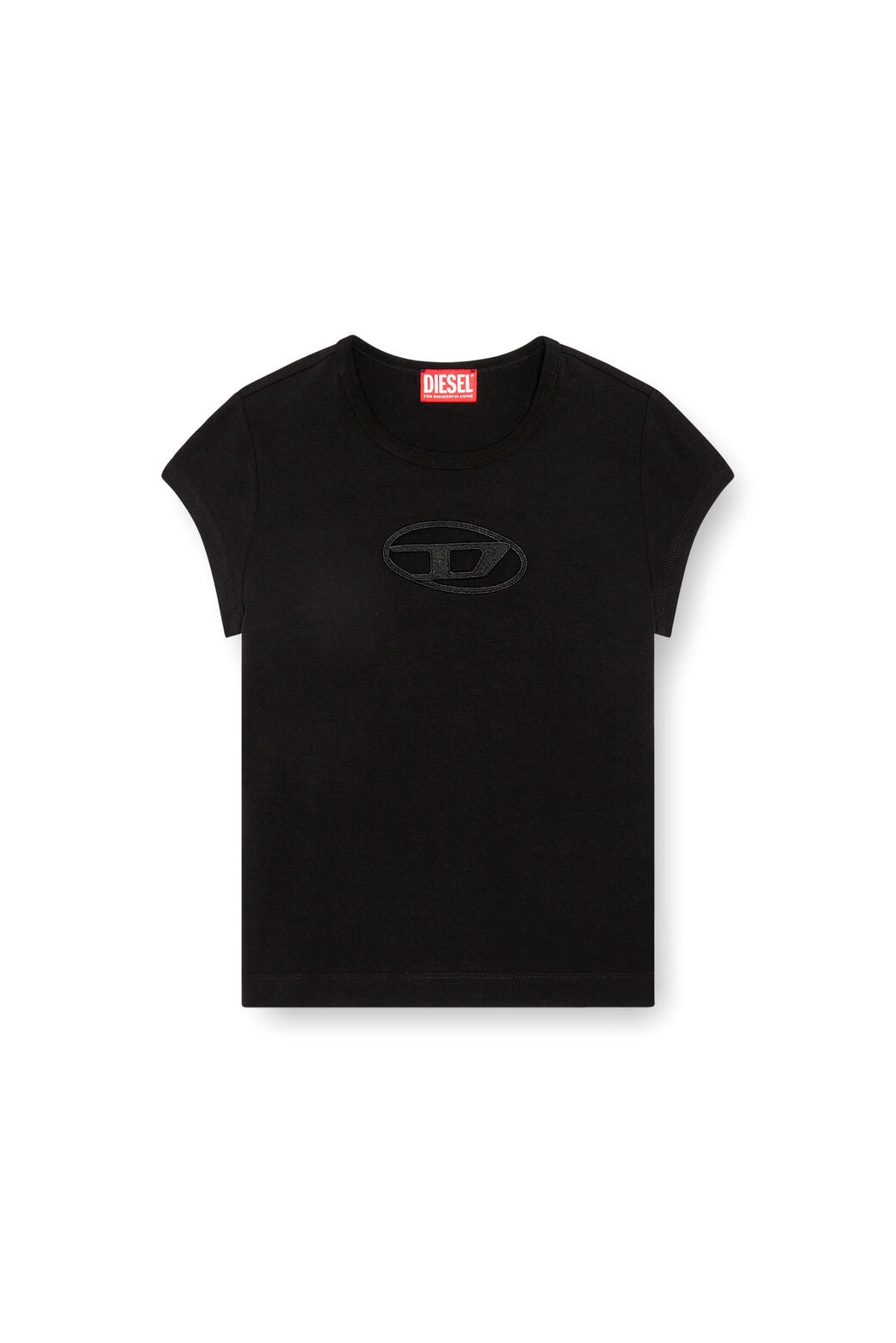 T-Angie T-shirt with peekaboo logo Black