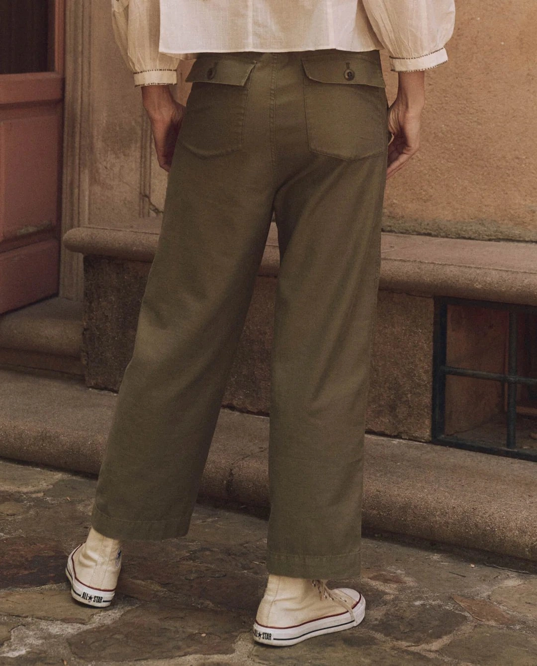 The Great - Floral Appliqué Admiral Pant