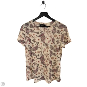 Top Short Sleeve By Clothes Mentor In Cream, Size: S