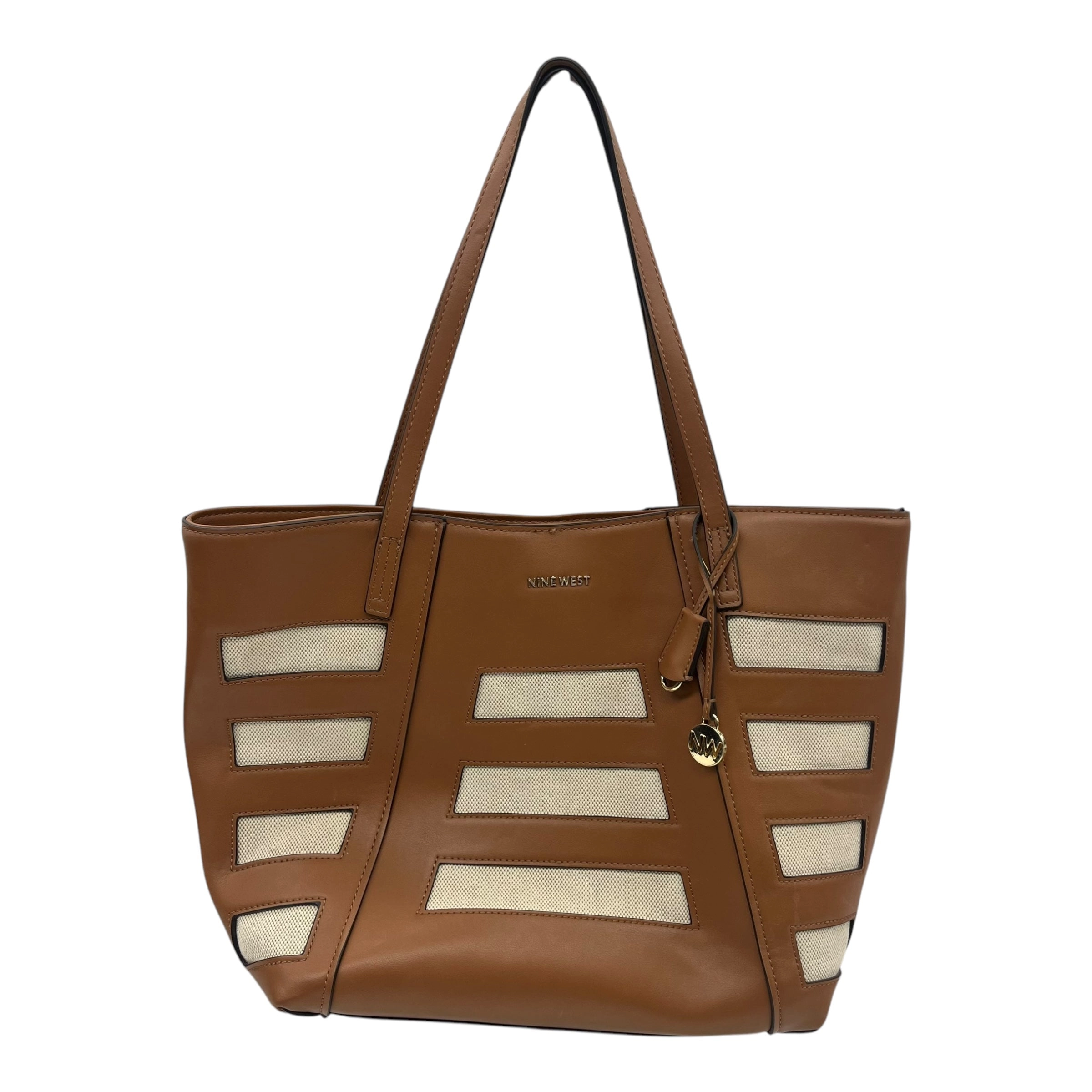 Tote By Nine West In Tan, Size:Medium