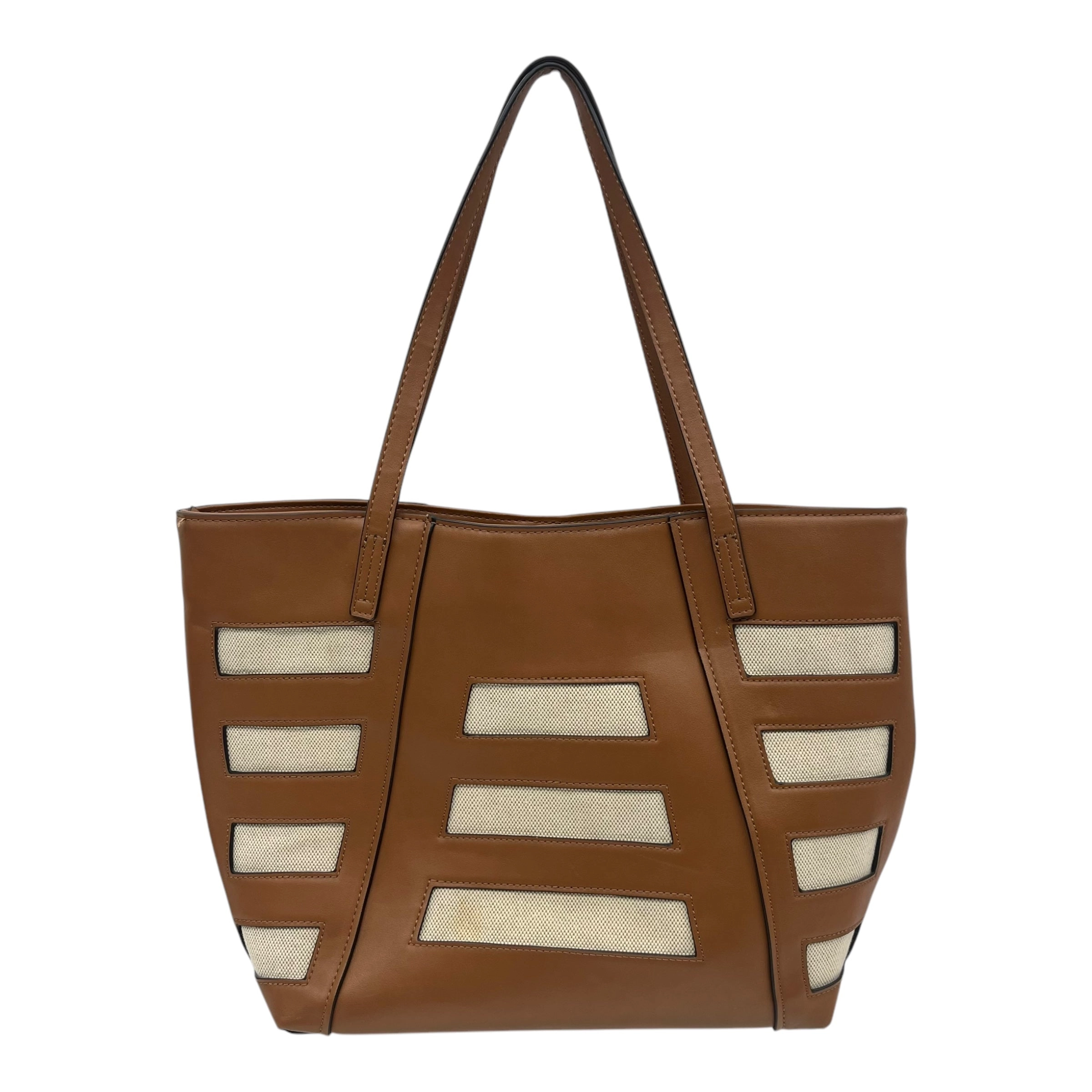 Tote By Nine West In Tan, Size:Medium