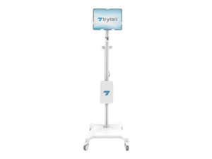 Tryten S1 - Cart - for tablet - lockable - aluminum - white anodized T2700