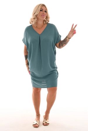 Tuniek v-rug uni petrol