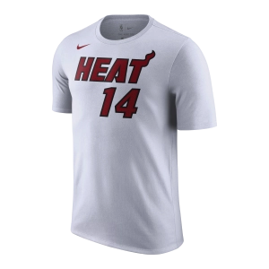 Tyler Herro Association White Name & Number Tee