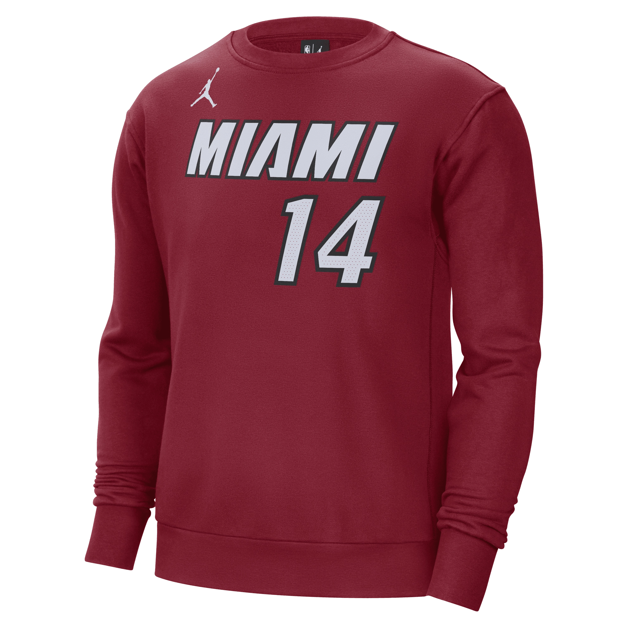 Tyler Herro Jordan Brand Statement Red Name & Number Crewneck