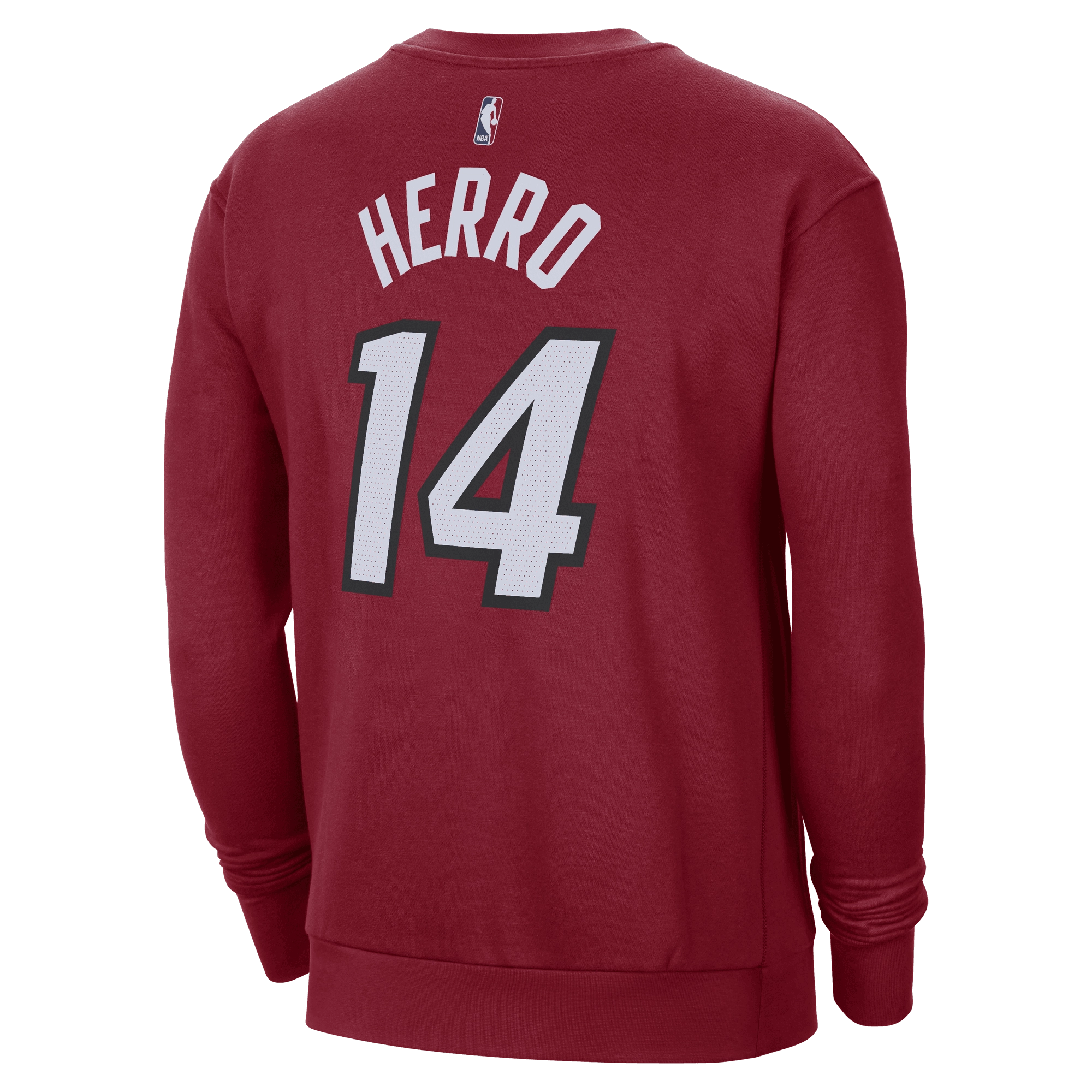 Tyler Herro Jordan Brand Statement Red Name & Number Crewneck