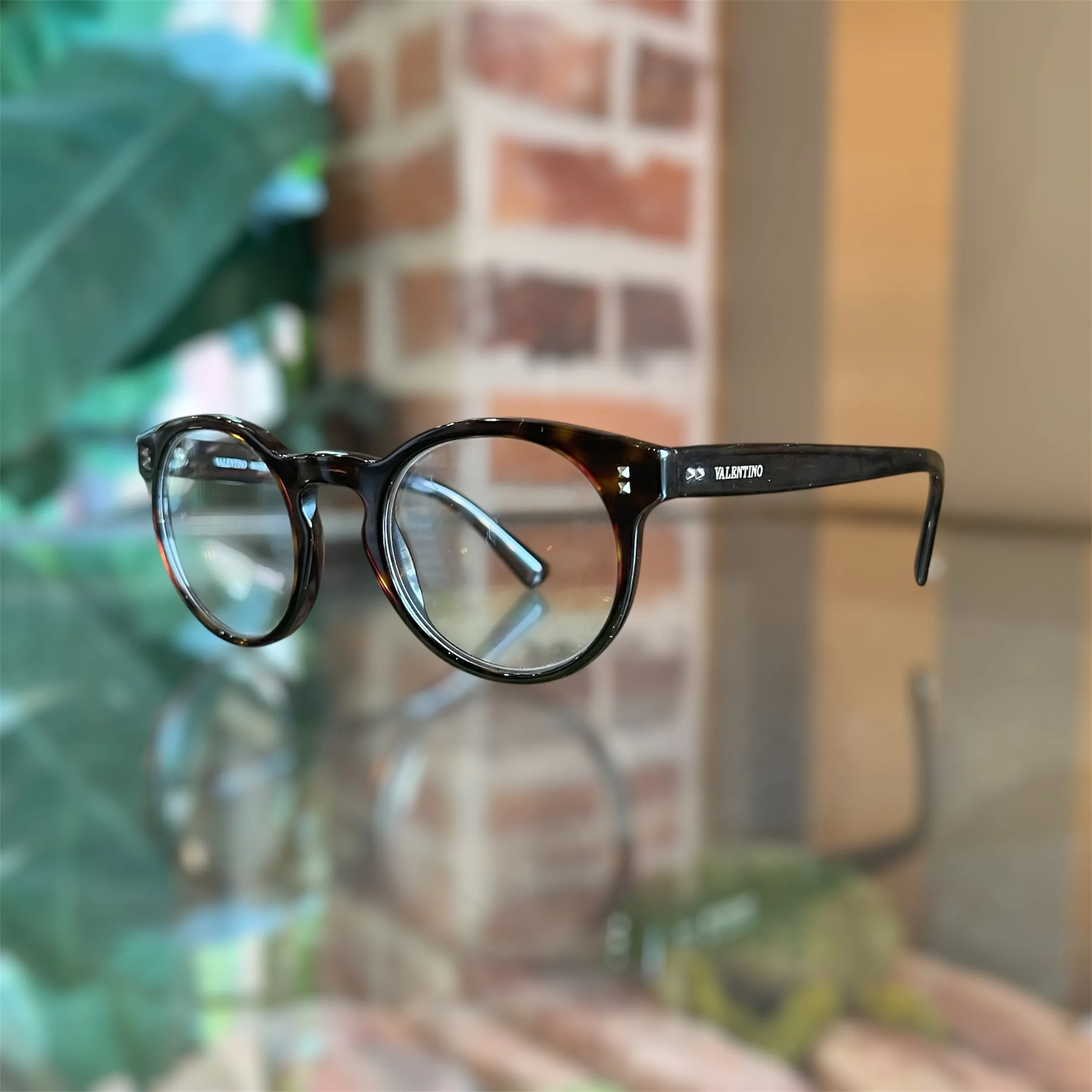 VALENTINO VA4009-C-B Brown Tortoise Shell Acetate Eyeglasses