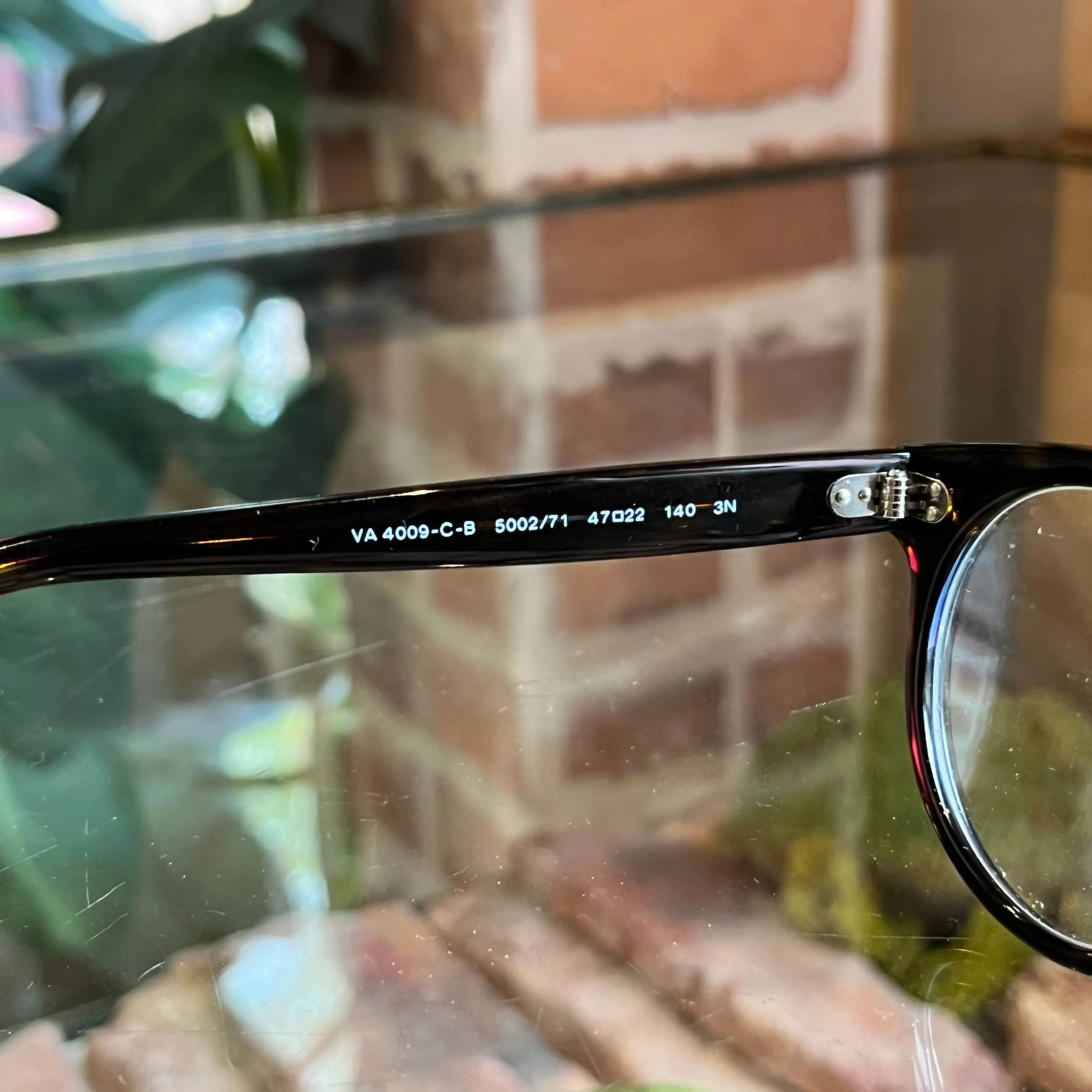 VALENTINO VA4009-C-B Brown Tortoise Shell Acetate Eyeglasses