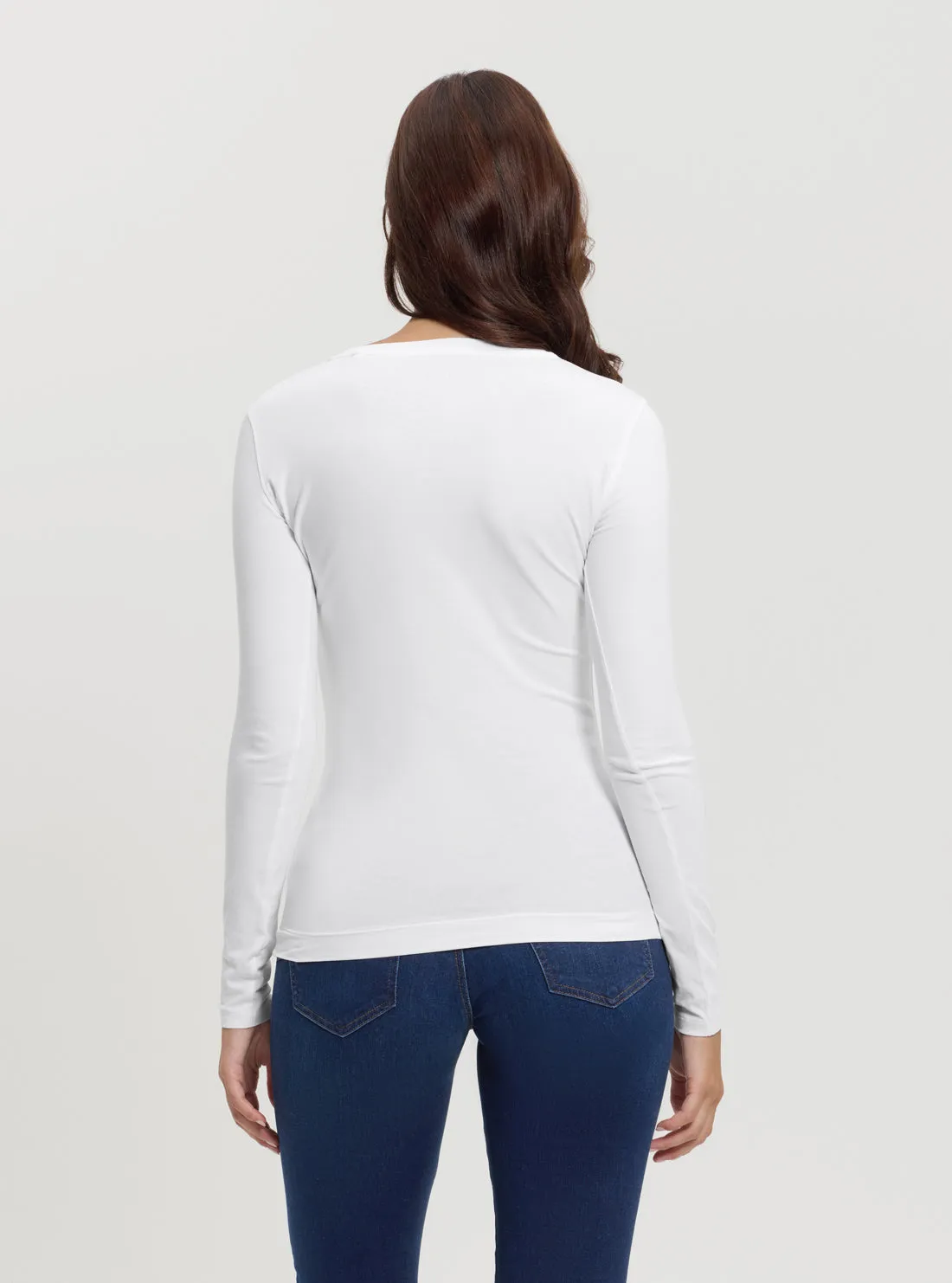 White Logo Shiny Logo T-Shirt