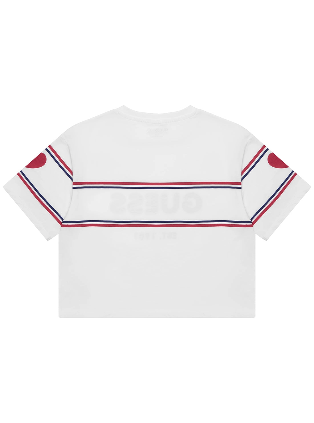White Stripe Short Sleeve T-Shirt (7-16)