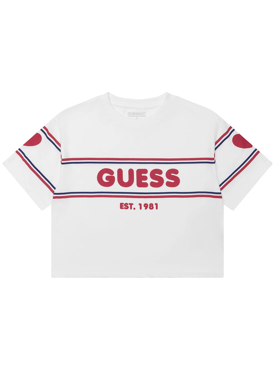 White Stripe Short Sleeve T-Shirt (7-16)
